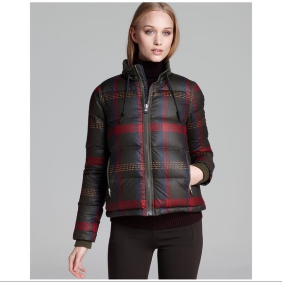 Hunter Jackets & Blazers - Hunter Womens Plaid Full Zip Puffer Jacket XS